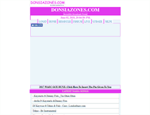 Tablet Screenshot of donsiazones.com